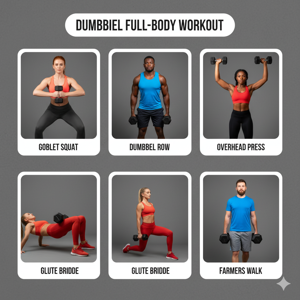 Hantel workout beispiele symbolbild