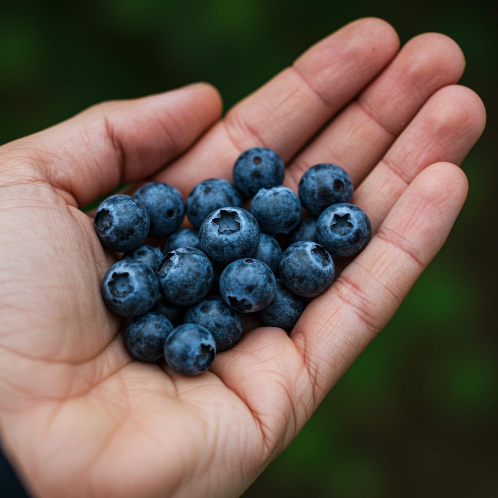Superfoods wie heidelbeeren schmecken köstlich und sind sehr gesund.