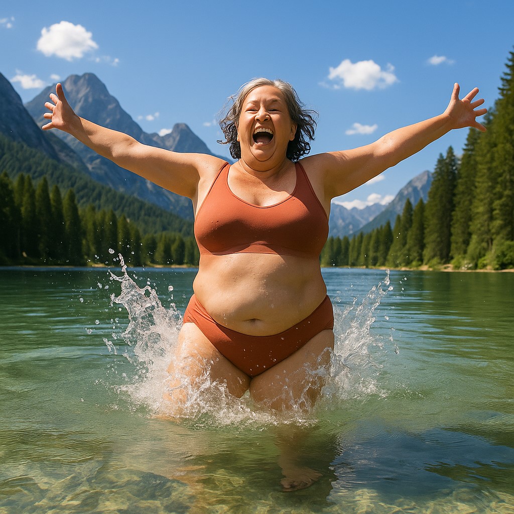Bauchfett reduzieren mit kalt baden