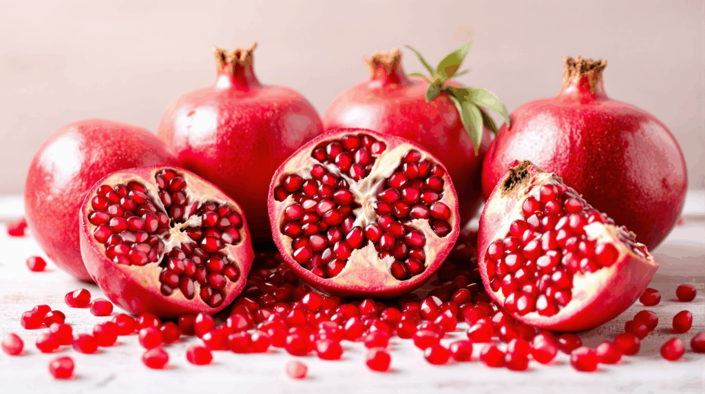 Granatäpfel sind gesund und unterstützen unsere Mitochondrien. Symbolbild.
